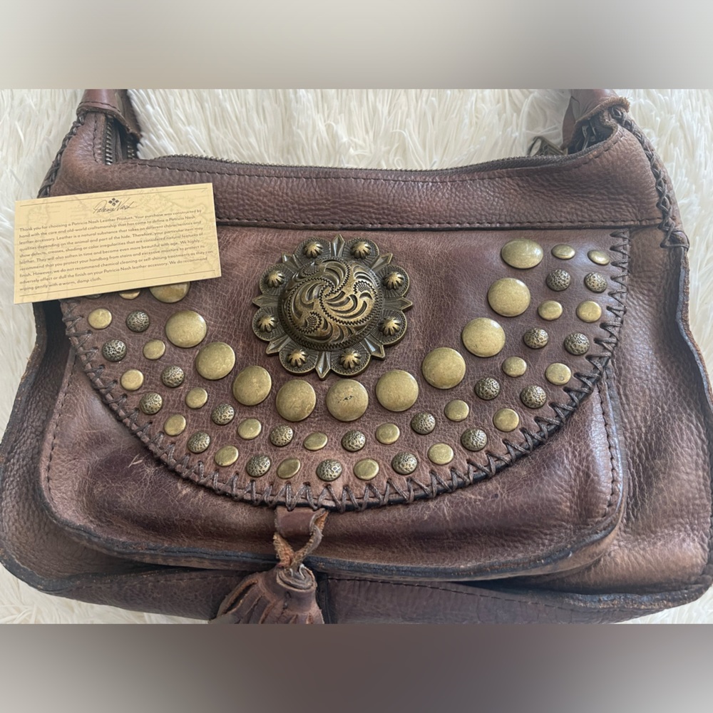 Patricia Nash Brown Leather crossbody